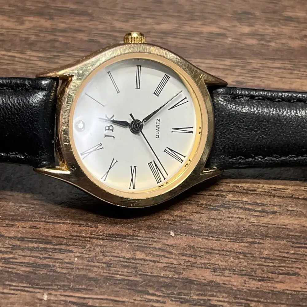 Camrose & Kross JBK Collection Japan Gold Tone Quartz Crystal Watch, G117877.